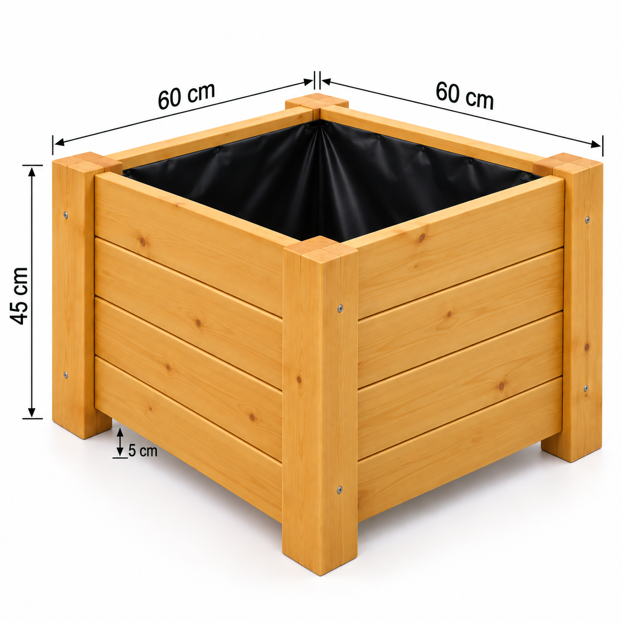 Αντίγραφο του Αντίγραφο του Annotated Wooden Planter Box Diagram