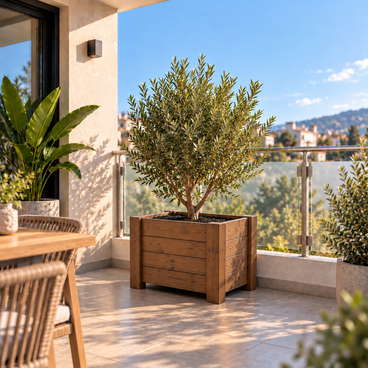 Αντίγραφο του Αντίγραφο του Sunlit Olive Tree Balcony Retreat
